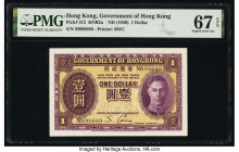 Hong Kong Government of Hong Kong 1 Dollar ND (1936) Pick 312 KNB2a PMG Superb Gem Unc 67 EPQ. 

HID09801242017

© 2020 Heritage Auctions | All Rights...