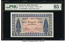 Indonesia Bank Indonesia 25 Rupiah 1952 Pick 44a PMG Gem Uncirculated 65 EPQ. 

HID09801242017

© 2020 Heritage Auctions | All Rights Reserved