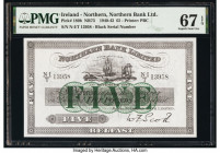 Ireland - Northern Northern Bank Limited 5 Pounds 1.11.1943 Pick 180b PMG Superb Gem Unc 67 EPQ. 

HID09801242017

© 2020 Heritage Auctions | All Righ...