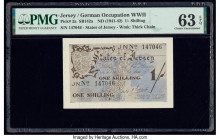 Jersey States of Jersey (German Occupation) 1 Shilling ND (1941-42) Pick 2a PMG Choice Uncirculated 63 EPQ. 

HID09801242017

© 2020 Heritage Auctions...