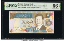 Jordan Central Bank of Jordan 50 Dinars 1999 / AH1420 Pick 33 PMG Gem Uncirculated 66 EPQ. 

HID09801242017

© 2020 Heritage Auctions | All Rights Res...