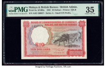 Malaya and British Borneo Board of Commissioners of Currency 10 Dollars 1.3.1961 Pick 9a B109 KNB9a PMG Choice Very Fine 35. 

HID09801242017

© 2020 ...