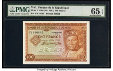 Mali Banque de la Republique du Mali 100 Francs 22.9.1960 (ND 1967) Pick 7 PMG Gem Uncirculated 65 EPQ. 

HID09801242017

© 2020 Heritage Auctions | A...