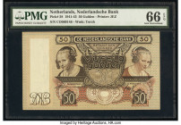 Netherlands Netherlands Bank 50 Gulden 17.3.1941 Pick 58 PMG Gem Uncirculated 66 EPQ. 

HID09801242017

© 2020 Heritage Auctions | All Rights Reserved...