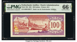 Netherlands Antilles Bank van de Nederlandse Antillen 100 Gulden 9.12.1981 Pick 19b PMG Gem Uncirculated 66 EPQ. 

HID09801242017

© 2020 Heritage Auc...