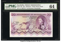 Seychelles Government of Seychelles 20 Rupees 1.1.1971 Pick 16b PMG Choice Uncirculated 64. 

HID09801242017

© 2020 Heritage Auctions | All Rights Re...