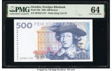 Sweden Sveriges Riksbank 500 Kronor 1985 Pick 58a PMG Choice Uncirculated 64. 

HID09801242017

© 2020 Heritage Auctions | All Rights Reserved