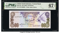 United Arab Emirates Central Bank 50 Dirhams ND (1982) Pick 9a PMG Superb Gem Unc 67 EPQ. 

HID09801242017

© 2020 Heritage Auctions | All Rights Rese...