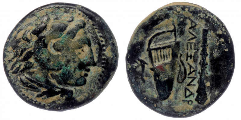 KINGS OF MACEDON. Alexander III 'the Great' (336-323 BC) AE19. Uncertain mint in...