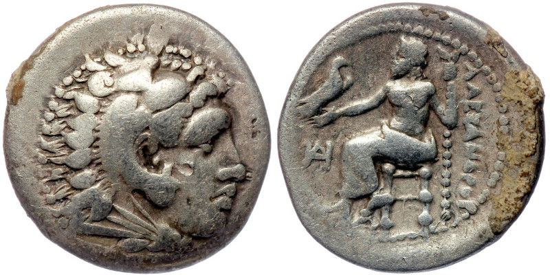 KINGS OF MACEDON Alexander III the Great (336-323 BC) AR drachm Lifetime issue o...