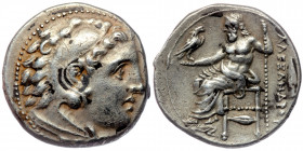 KINGS of MACEDON. Alexander III ‘the Great’ (336-323 BC) AR Drachm, Kolophon mint. Struck under Philip III, circa 322-317 BC. 
Head of Herakles right,...