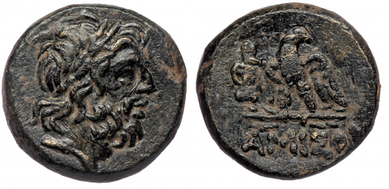 Pontos, Amisos AE19 time of Mithradates VI, circa 95-90 or 80-70 BC. 
Laureate h...