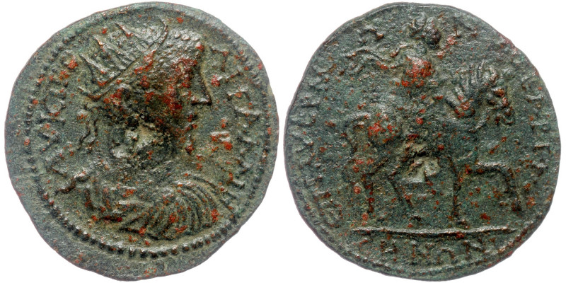 CARIA. Bargasa. Gallienus (253-268) AE27 Tetrassarion Aurelius Ermonos, magistra...
