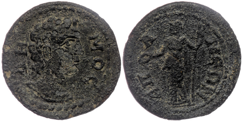 PHRYGIA, Apameia. Autonomous issue. 3rd century AD. AE 
ΔΗΜΟϹ/ Diademed and drap...