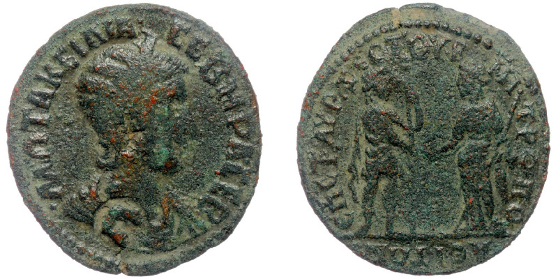 PHRYGIA, Hadrianopolis-Sebaste. Julia Domna. Augusta, AD 193-217.
Poteitos, Arch...