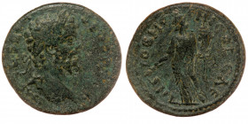 PISIDIA. Antioch, Septimius Severus (193-211), AE24
IMP C L SEP SEVERVS PER AVG (?), Laureate head right
Rev: ANTIOCH CL COL CAE, Tyche standing left ...