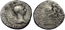 Trajan (98-117) AR denarius, Rome, ca. 115-116. 
IMP CAES NER TRAIANO OPTIMO AVG GER DAC + laureate, draped, and cuirassed bust right 
Rev: P M TR P C...