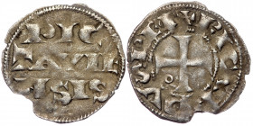 Anglo-Gallic, Richard I 'the Lionheart' AR Denier. Poitou mint, 1189-1199. 
✠ RICARDVS REX - short cross pattée 
Rev: PICTAVIENSIS in three lines acro...