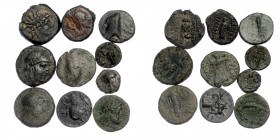 10 AE ancient coins
total weight ~41,80 gr