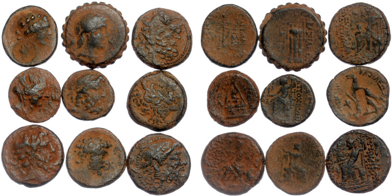 9 AE ancient coins
total weight ~95,49 gr