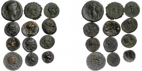 12 AE ancient coins
total weight ~113,26 gr