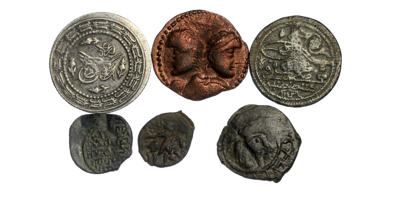 6 ancients coin
total weight 37,82 gr.