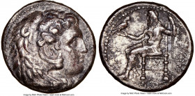 MACEDONIAN KINGDOM. Alexander III the Great (336-323 BC). AR tetradrachm (25mm, 17.15 gm, 4h). NGC XF 5/5 - 3/5, Fine Style. Posthumous issue of 'Baby...