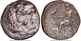 MACEDONIAN KINGDOM. Alexander III the Great (336-323 BC). AR tetradrachm (27mm, 17.24, 12h). NGC XF 4/5 - 2/5. Early posthumous issue of Sidon, uncert...