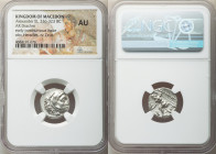 MACEDONIAN KINGDOM. Alexander III the Great (336-323 BC). AR drachm (17mm, 10h). NGC AU. Early posthumous issues of Lampsacus, under Philip III Arrhid...