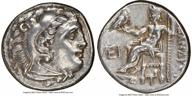 MACEDONIAN KINGDOM. Alexander III the Great (336-323 BC). AR drachm (16mm, 10h)....