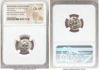 MACEDONIAN KINGDOM. Alexander III the Great (336-323 BC). AR drachm (18mm, 6h). NGC Choice VF. Late lifetime-early posthumous issue of Sardes, ca. 323...
