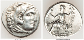MACEDONIAN KINGDOM. Alexander III the Great (336-323 BC). AR drachm (17mm, 4.18 gm, 11h). XF. Posthumous issue of Abydus, ca. 310-301 BC. Head of Hera...