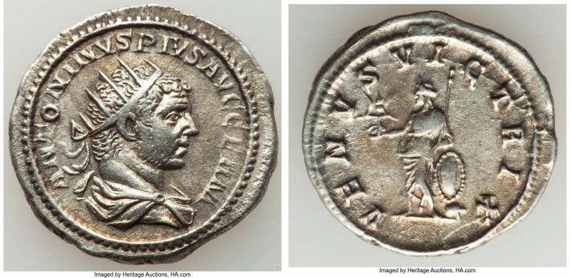 Caracalla (AD 198-217). AR antoninianus (24mm, 5.16 gm, 6h). XF. Rome, AD 213-21...