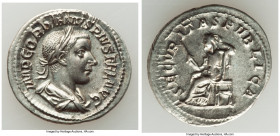 Gordian III (AD 238-244). AR denarius (21mm, 2.77 gm, 7h). XF. Rome, ca. AD 241. IMP GORDIANVS PIVS FEL AVG, laureate, draped and cuirassed bust of Go...