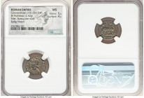 Constantinople Commemorative (ca. AD 330-340). AE3 or BI nummus (17mm, 2.42 gm, 6h). NGC MS 5/5 - 4/5. Trier, 1st officina, AD 333-334, struck under C...