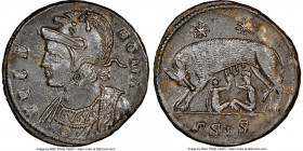 Constantinople Commemorative (ca. AD 330-340). AE3 or BI nummus (18mm, 6h). NGC MS. Siscia, 3rd officina, AD 330-333, struck under Constantine I to co...