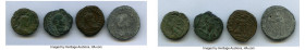 ANCIENT LOTS. Roman Provincial. AD 3rd century. Lot of four (4) AE/Lead tetradrachms. Good-VF, smoothing. Includes: (4) provincial tetradrachm issues ...