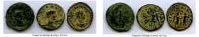 ANCIENT LOTS. Roman Imperial. Lot of three (3) BI/AE antoniniani. Choice VF-XF. Includes: Three Roman Imperial BI/AE antoniniani, various rulers. Tota...