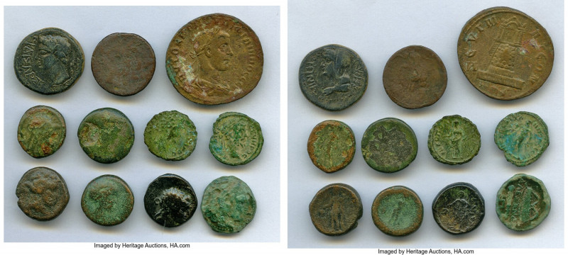ANCIENT LOTS. Mixed. Lot of eleven (11) AE issues. Good-VF. SOLD AS IS, NO RETUR...