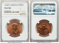 Elizabeth II Proof Penny 1959-(p) PR67 Red NGC, Perth mint, KM56. Mintage: 1,030. 

HID09801242017

© 2020 Heritage Auctions | All Rights Reserved...