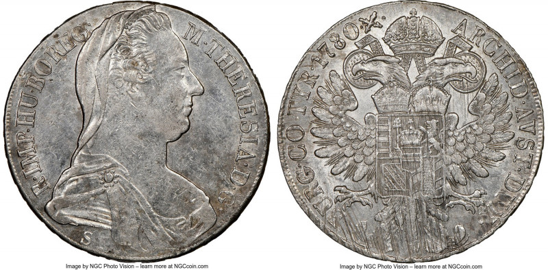 Maria Theresa Taler 1780-Dated (1815-1828) AU58 NGC, Milan mint, Hafner-36d. 
...