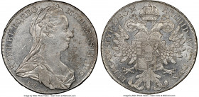 Maria Theresa Taler 1780-Dated (1792) AU Details (Cleaned) NGC, Gunzburg mint, Hafner-28c. Semi-Prooflike fields, couple of small gashes behind her ve...