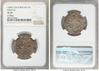 Philip III Cob 2 Reales ND (1605-1613) P-RL VF35 NGC, Potosi mint, KM8, Cal-626. 6.68gm. 

HID09801242017

© 2020 Heritage Auctions | All Rights R...
