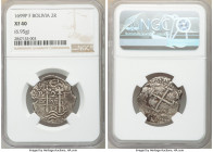 Charles II Cob 2 Reales 1699 P-F XF40 NGC, Potosi mint, KM24, Cal-434. 6.95gm. 

HID09801242017

© 2020 Heritage Auctions | All Rights Reserved