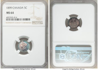 Victoria 5 Cents 1899 MS64 NGC, London mint, KM2. Dark teal-blue and plum toning. 

HID09801242017

© 2020 Heritage Auctions | All Rights Reserved...