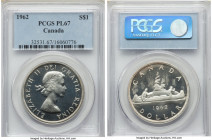 Elizabeth II Prooflike Dollar 1962 PL67 PCGS, Royal Canadian mint, KM54. 

HID09801242017

© 2020 Heritage Auctions | All Rights Reserved
