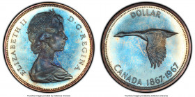 Elizabeth II Proof Dollar 1967 PR66 PCGS, Royal Canadian mint, KM70. Neon cyan blue toning. 

HID09801242017

© 2020 Heritage Auctions | All Right...