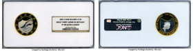 Elizabeth II bi-metallic gold & silver Proof "Great White Shark" 150 Dollars 2005 PR68 Ultra Cameo NGC, Perth mint, KM1618. Housed in oversized NGC ho...