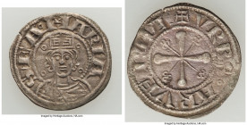4-Piece Lot of Uncertified Assorted Issues VF, 1) Auvergne. Bishopric of Clermont - Anonymous Denier ND (12th Century), 19.1mm. 0.88gm 2) Maine. Herbe...