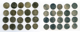 20-Piece Lot of Uncertified Deniers ND (12th-13th Century) VF, Includes (2) Deols, (1) Savigny, (4) St. Martial and (13) Le Marche. Average size 19.3m...